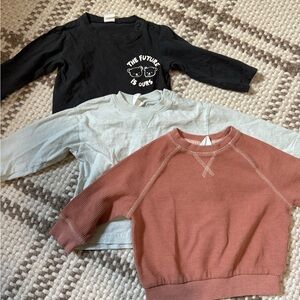 Baby boy 9M long sleeve shirt bundle